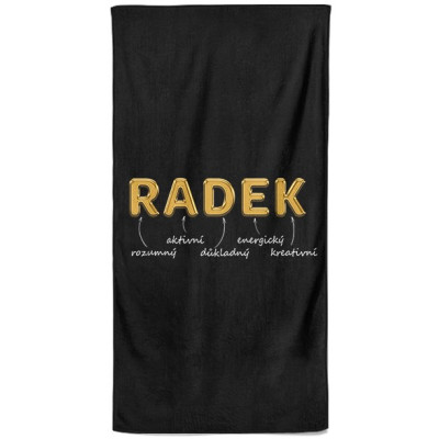 Osuška 140 x 70 cm - GOLD - Radek