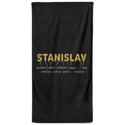 Osuška 140 x 70 cm - GOLD - Stanislav