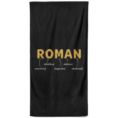 Osuška 140 x 70 cm - GOLD - Roman