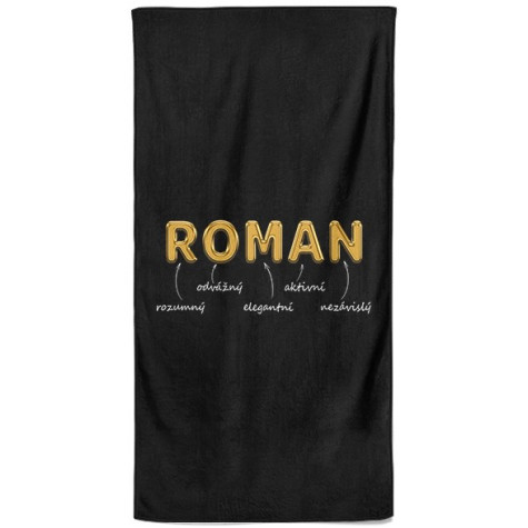 Osuška 140 x 70 cm - GOLD - Roman ~ 1