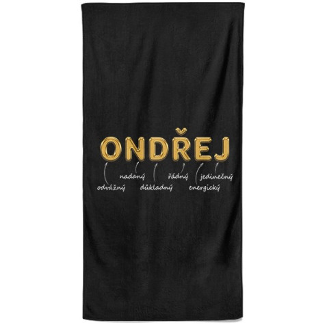 Osuška 140 x 70 cm - GOLD - Ondřej ~ 1