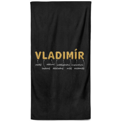 Osuška 140 x 70 cm - GOLD - Vladimír