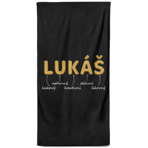 Osuška 140 x 70 cm - GOLD - Lukáš ~ 1