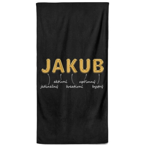 Osuška 140 x 70 cm - GOLD - Jakub ~ 1