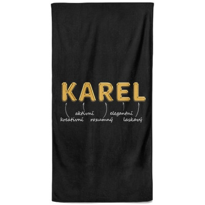 Osuška 140 x 70 cm - GOLD - Karel