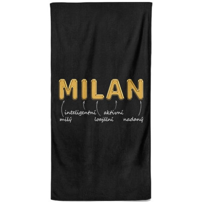 Osuška 140 x 70 cm - GOLD - Milan
