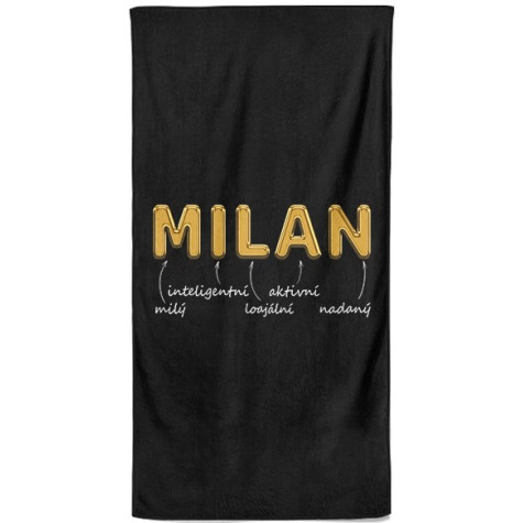 Osuška 140 x 70 cm - GOLD - Milan ~ 1