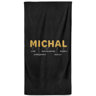 Osuška 140 x 70 cm - GOLD - Michal