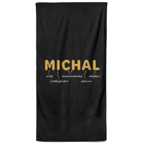 Osuška 140 x 70 cm - GOLD - Michal ~ 1