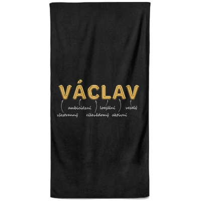 Osuška 140 x 70 cm - GOLD - Václav