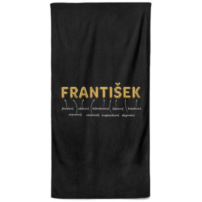 Osuška 140 x 70 cm - GOLD - František