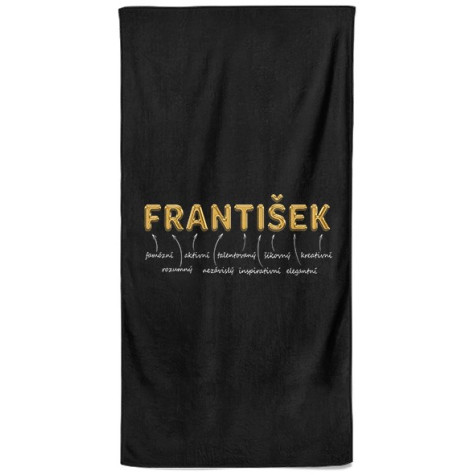 Osuška 140 x 70 cm - GOLD - František ~ 1