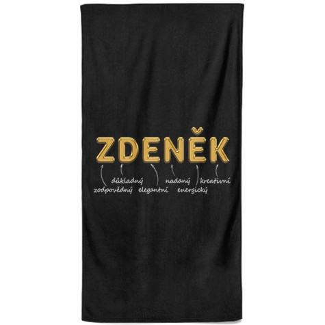 Osuška 140 x 70 cm - GOLD - Zdeněk ~ 1