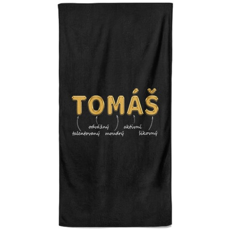 Osuška 140 x 70 cm - GOLD - Tomáš ~ 1