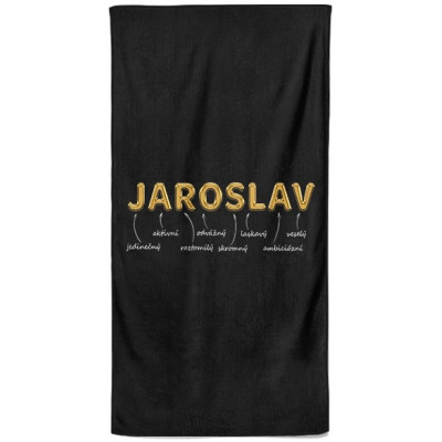 Osuška 140 x 70 cm - GOLD - Jaroslav