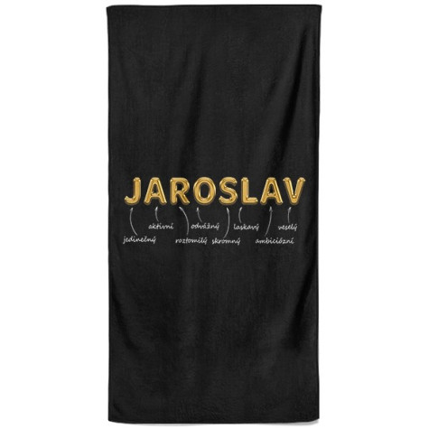 Osuška 140 x 70 cm - GOLD - Jaroslav ~ 1