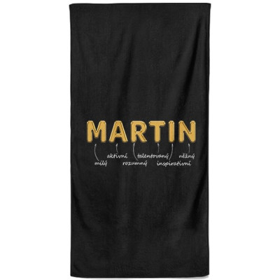 Osuška 140 x 70 cm - GOLD - Martin
