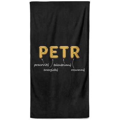 Osuška 140 x 70 cm - GOLD - Petr
