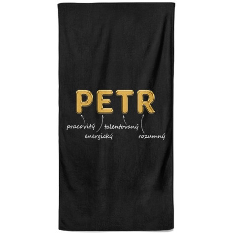 Osuška 140 x 70 cm - GOLD - Petr ~ 1