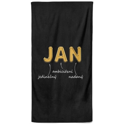 Osuška 140 x 70 cm - GOLD - Jan