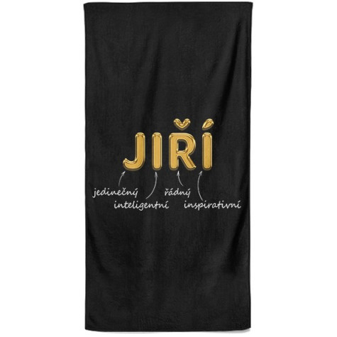 Osuška 140 x 70 cm - GOLD - Jiří ~ 1