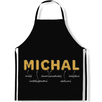 Zástěra kuchyňská GOLD - Michal