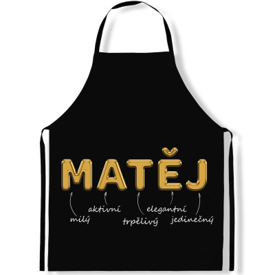 Zástěra kuchyňská GOLD - Matěj