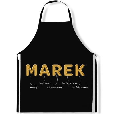 Zástěra kuchyňská GOLD - Marek