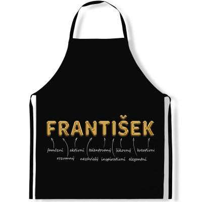 Zástěra kuchyňská GOLD - František