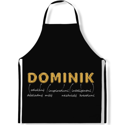 Zástěra kuchyňská GOLD - Dominik