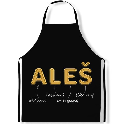 Zástěra kuchyňská GOLD - Aleš