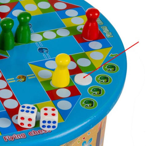 Dřevěná vzdělávací edukační kostka Kruzzel 24670 ~ 6