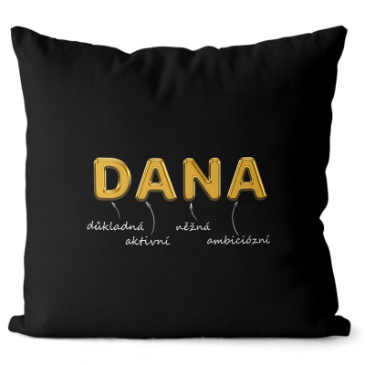 Polštář 40 x 40 cm - GOLD - Dana