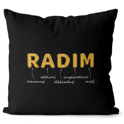 Polštář 40 x 40 cm - GOLD - Radim