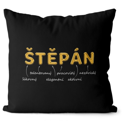 Polštář 40 x 40 cm - GOLD - Štěpán