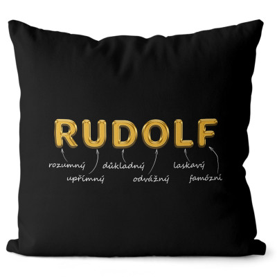 Polštář 40 x 40 cm - GOLD - Rudolf