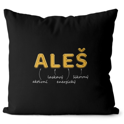 Polštář 40 x 40 cm - GOLD - Aleš