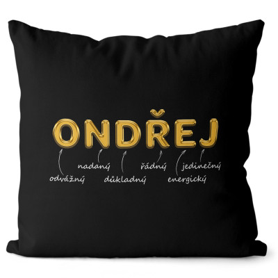 Polštář 40 x 40 cm - GOLD - Ondřej
