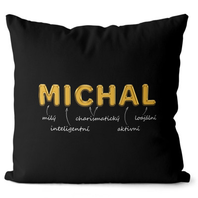 Polštář 40 x 40 cm - GOLD - Michal