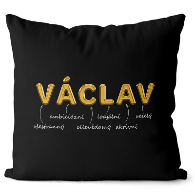 Polštář 40 x 40 cm - GOLD - Václav