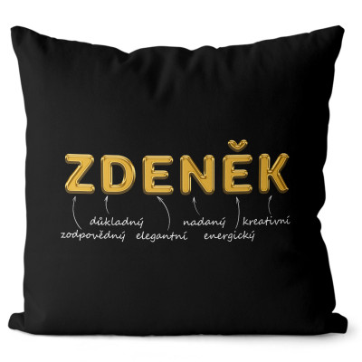 Polštář 40 x 40 cm - GOLD - Zdeněk