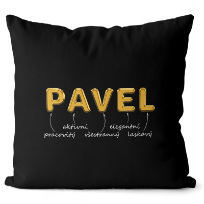 Polštář 40 x 40 cm - GOLD - Pavel