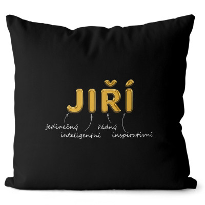 Polštář 40 x 40 cm - GOLD - Jiří