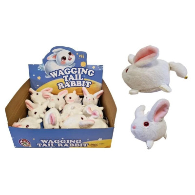 Wiky Králík natahovací vrtí ocáskem 14 cm