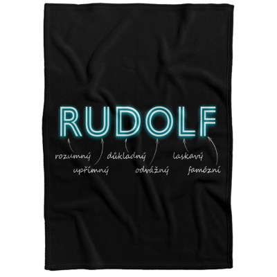 Deka 200 x 140 cm - NEON - Rudolf