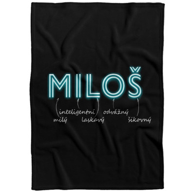 Deka 200 x 140 cm - NEON - Miloš