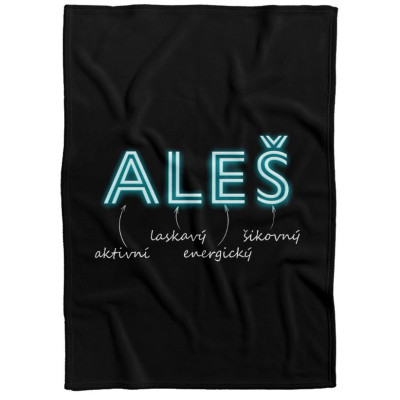 Deka 200 x 140 cm - NEON - Aleš