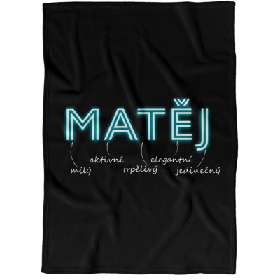 Deka 200 x 140 cm - NEON - Matěj