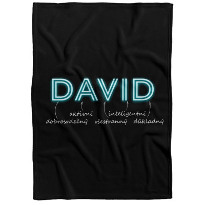 Deka 200 x 140 cm - NEON - David