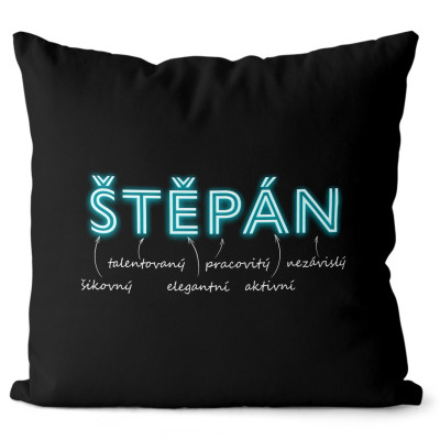 Polštář 40 x 40 cm - NEON - Štěpán